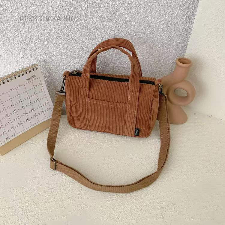 Corduroy Shoulder Bag