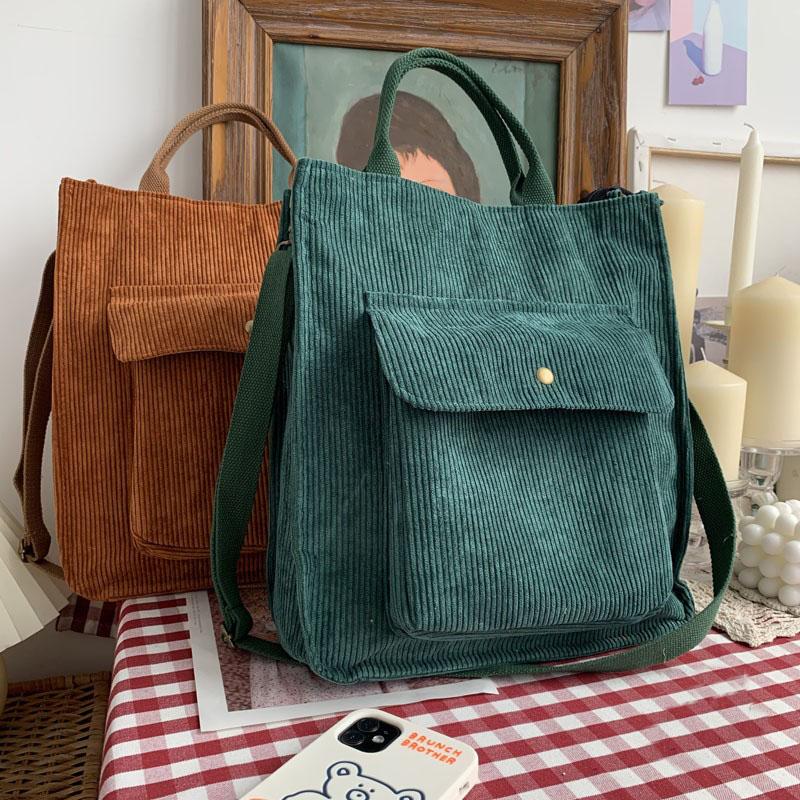 Corduroy Shoulder Bag