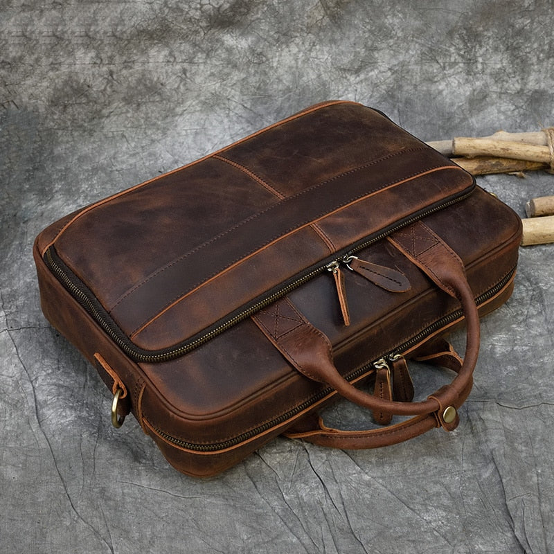 Genuine Leather Briefcase Bag