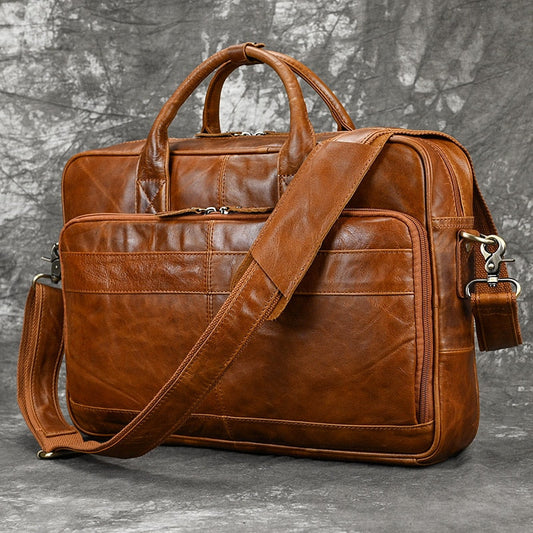 Genuine Leather Briefcase Bag