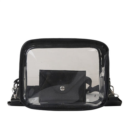 Transparent Crossbody with Wallet