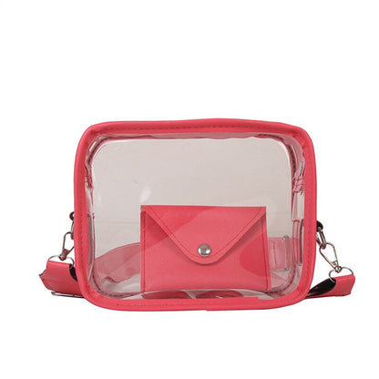 Transparent Crossbody with Wallet