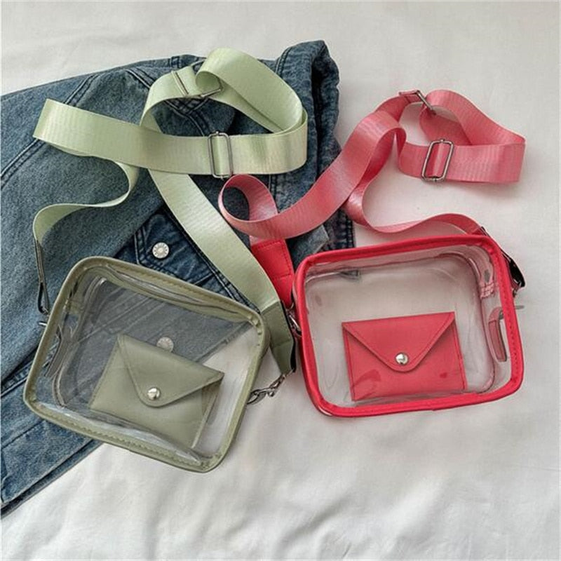 Transparent Crossbody with Wallet