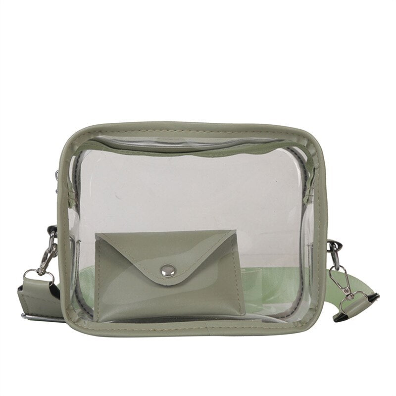 Transparent Crossbody with Wallet