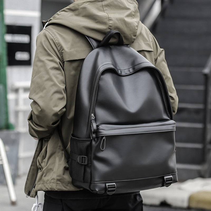 MIN Leather Backpack