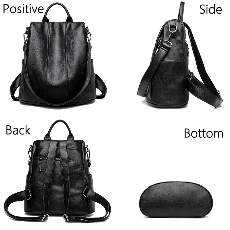 MIN Leather Backpack