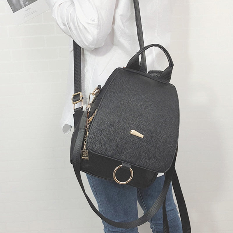 Fold cover shoulder bag