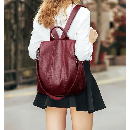 MIN Leather Backpack