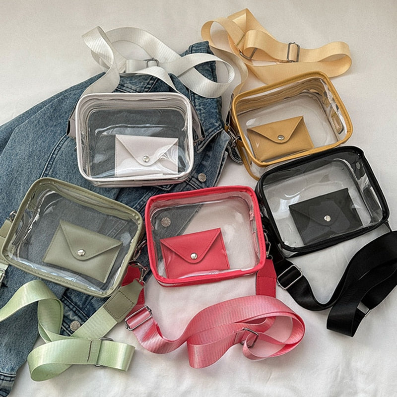 Transparent Crossbody with Wallet